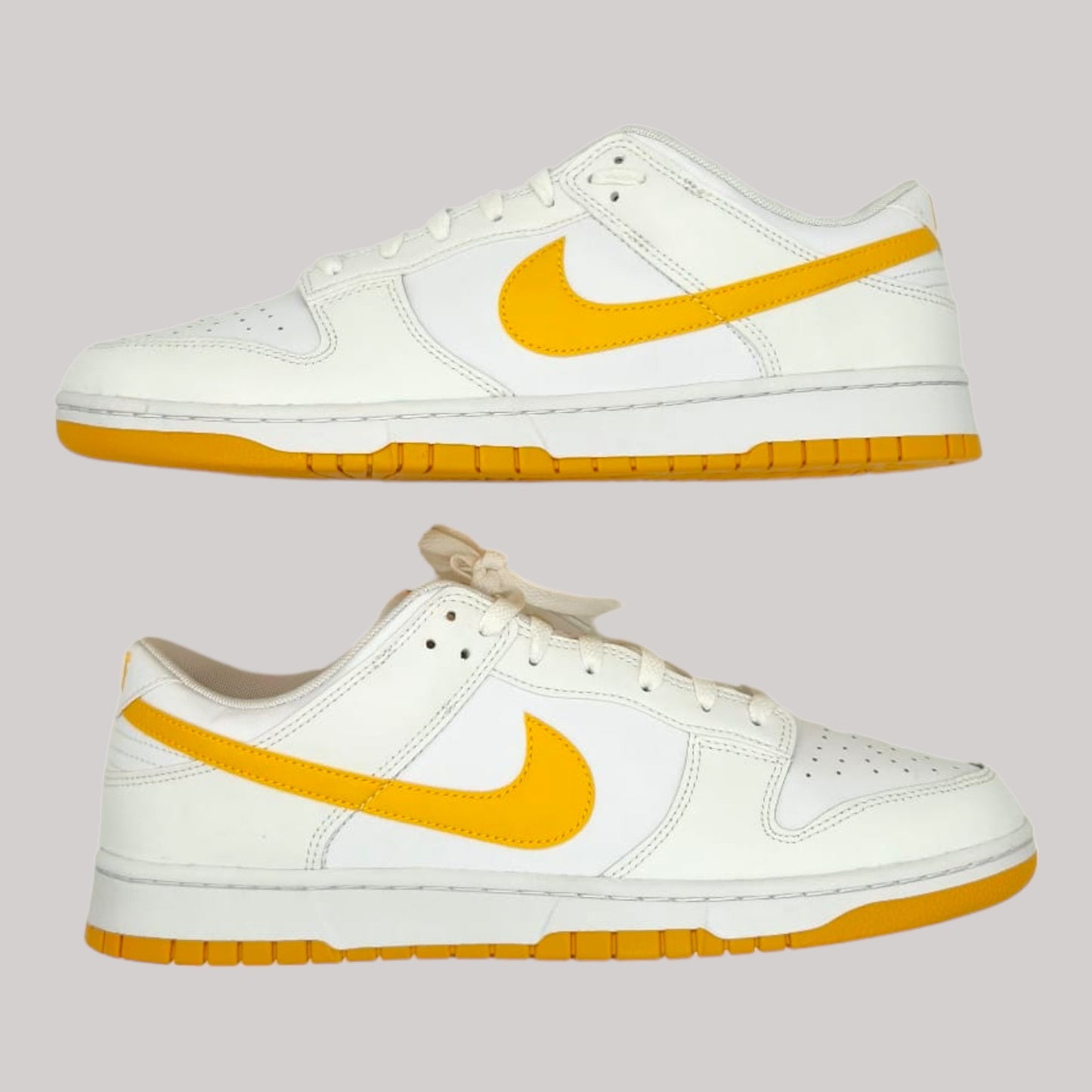 Nike Dunk Low "White University Gold"