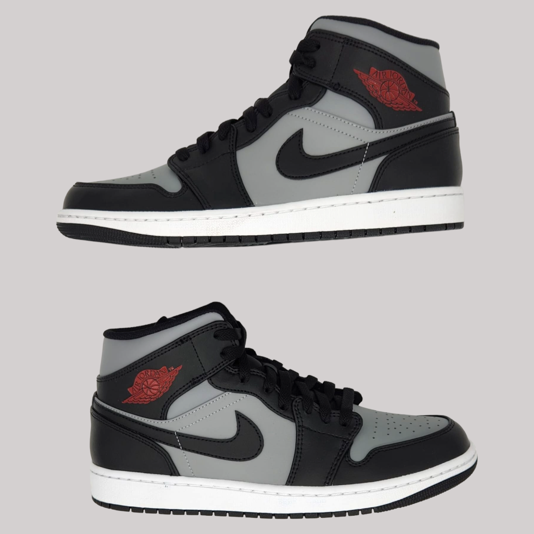 Jordan 1 Mid "Shadow Red"