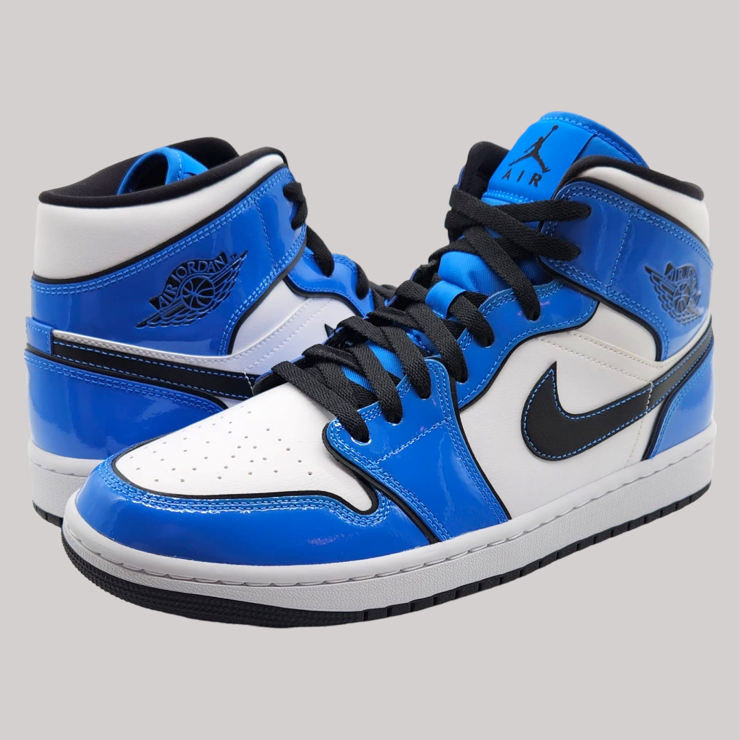 Jordan 1 Mid "Signal Blue"