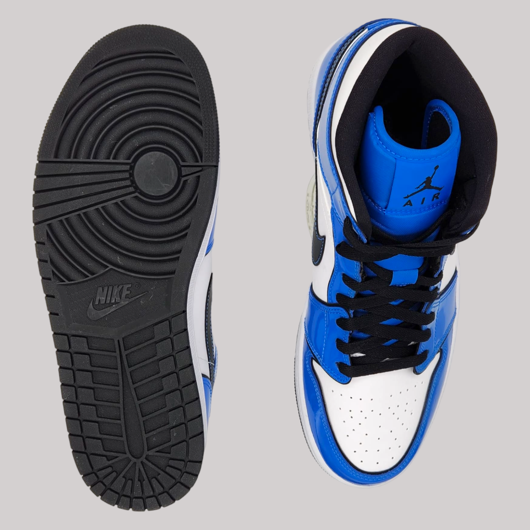 Jordan 1 Mid "Signal Blue"