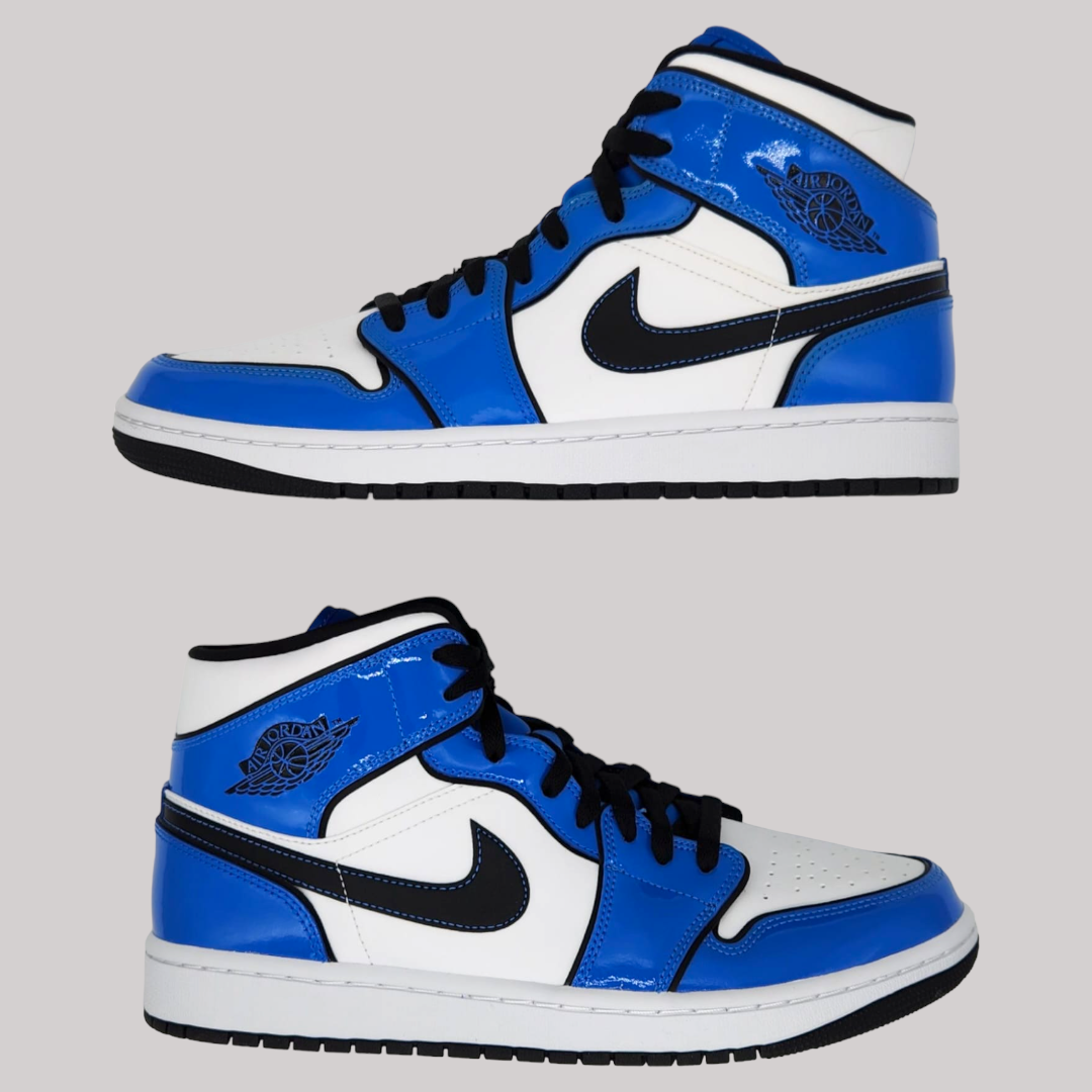 Jordan 1 Mid "Signal Blue"