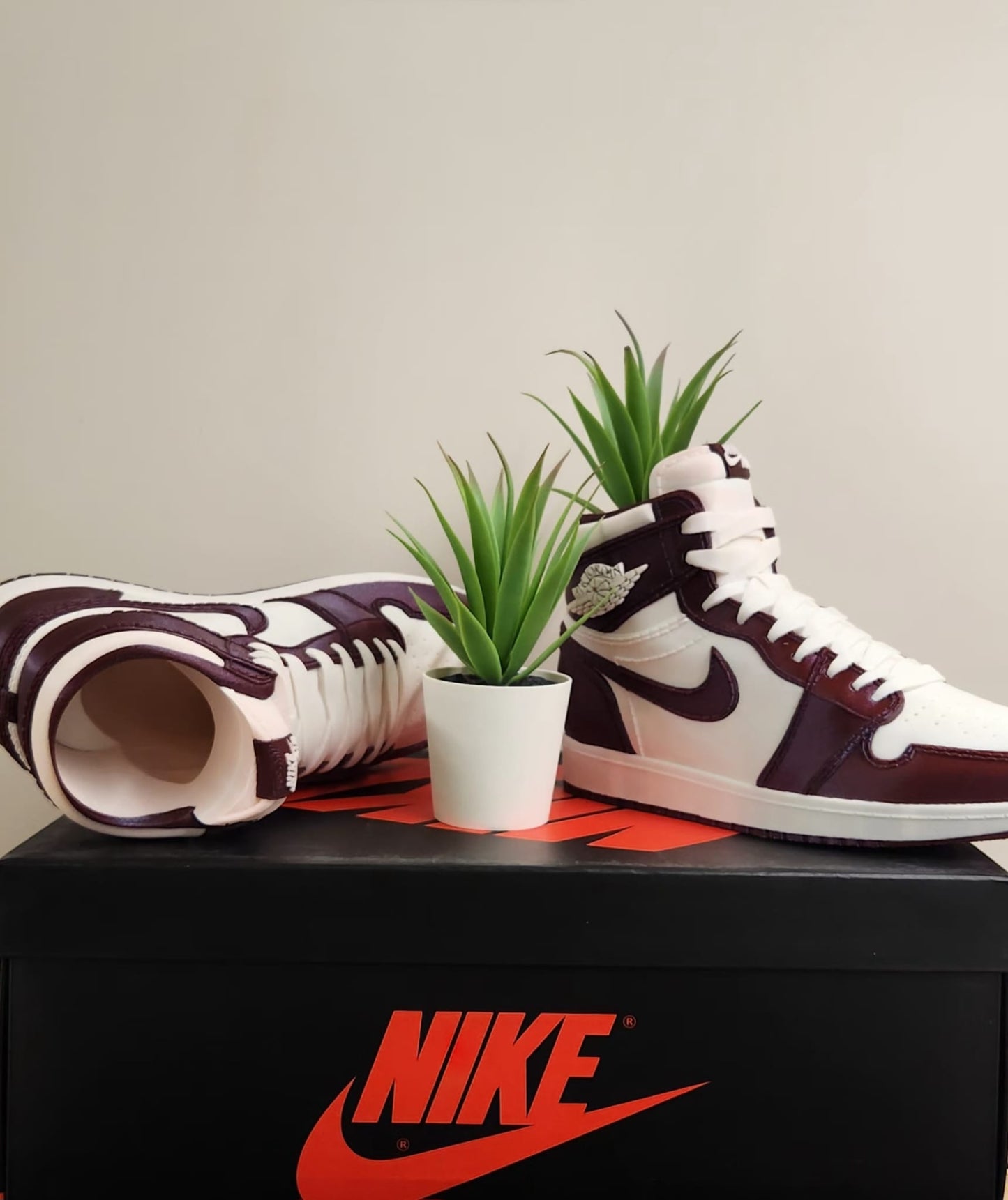 3D Printed Sneaker Planter Jordan 1 "Marsala"