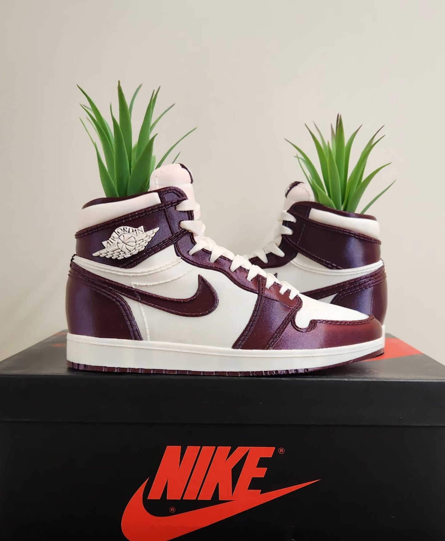 3D Printed Sneaker Planter Jordan 1 "Marsala"